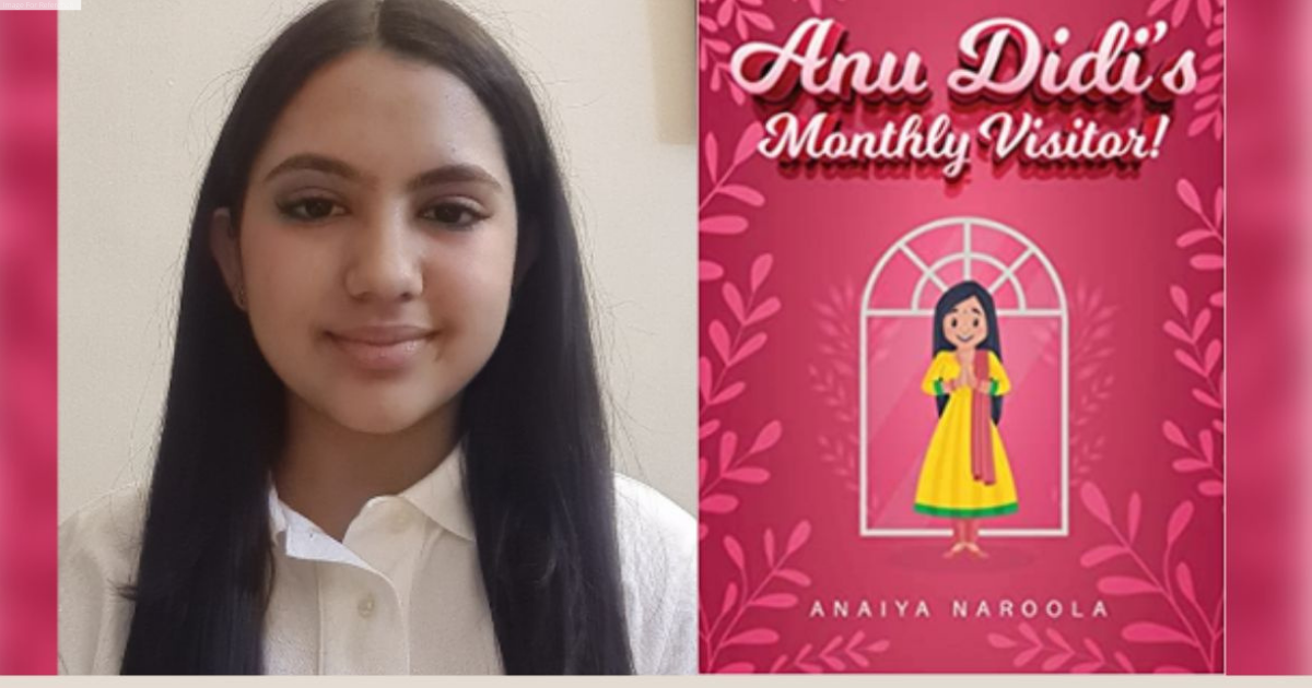 Anaiya Naroola spellbinds people as a 16-year-old author of her book 